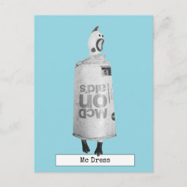 Cooler Gummihühner-Mode Postkarte