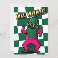 Cooler Gurkenliebhaber Dill damit lustiges Wortspi