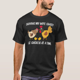 Cooler Hahn Für Männer Vater Hahn Henne Küken Gefl T-Shirt