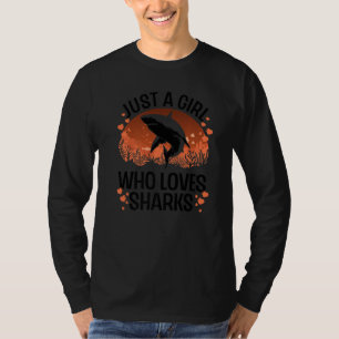 Cooler Hai für Frauen Mädchen Kinder Hai Whale Hai T-Shirt