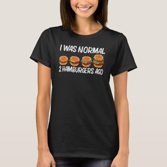 Cooler Hamburger für Männer Cheeseburger Burger T-Shirt (Vorderseite)