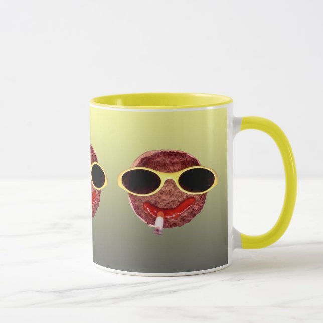 Cooler Hamburger Tasse (Rechts)