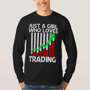 Cooler Handel mit Mädchen - Kids - Börse T T-Shirt