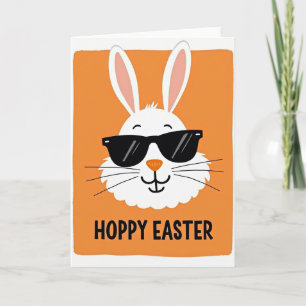 Cooler Hase Fröhliche Saison Karte