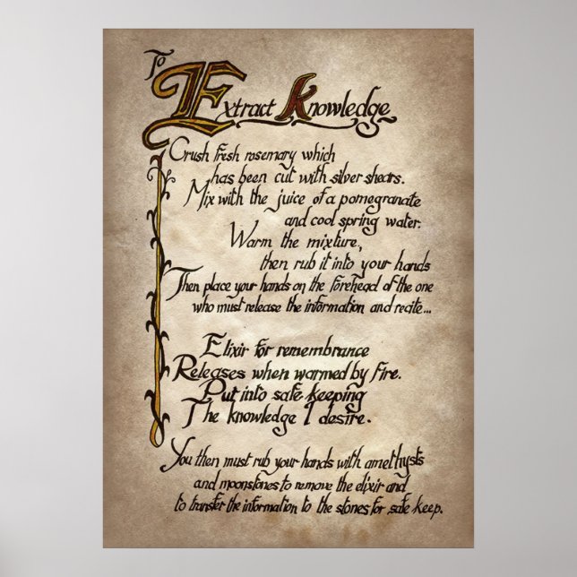 cooler Hexenzauber Party Poster (Vorne)