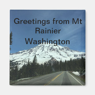 cooler Hinweis-Magnet von mt ranier in Washington Magnet