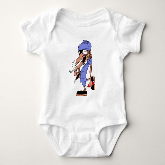 Cooler Hip-Hop-Künstler Baby Strampler (Vorderseite)