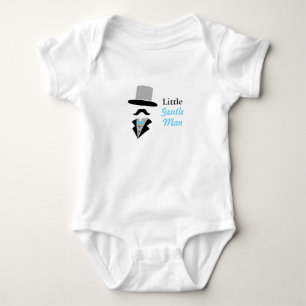 Cooler Hipster Mustache Gentleman Baby Boy Strampler