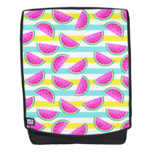 Cooler Hipster Watermelon Streifenmuster Rucksack