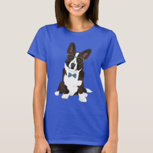 Cooler Hipster-Wolljacken-WaliserCorgi für T-Shirt