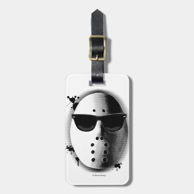 Cooler HockeyGoalie Gepäckanhänger (Vorderseite vertikal)