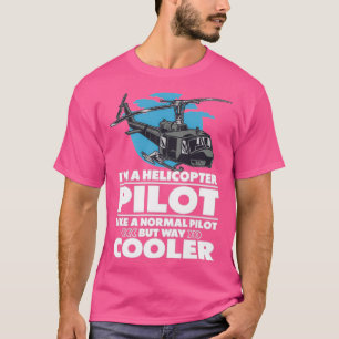 Cooler Hubschrauberpilot T-Shirt