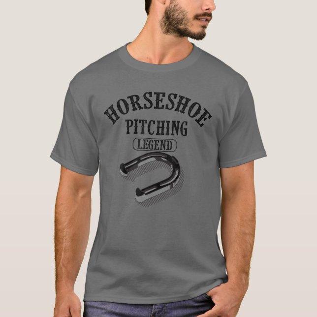 Cooler Hufeisenstech | Funny Pitch Game T-Shirt (Vorderseite)