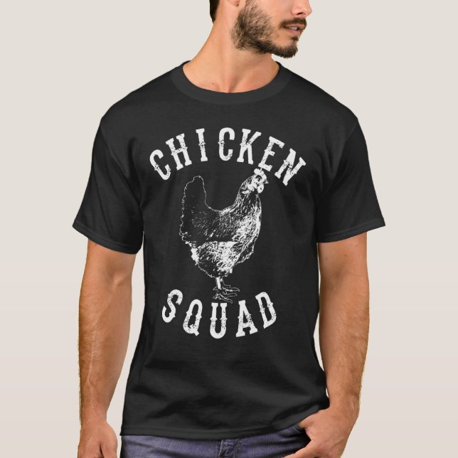 Cooler Hühnerquick Chick Group Bird Lover Fan T-Shirt (Vorderseite)