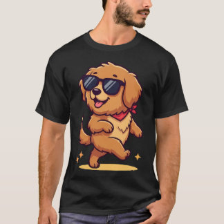 Cooler Hund in Sonnenbrille T-Shirt