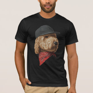 Cooler Hund mit Kappe & Bandana T-Shirt | Stylisch
