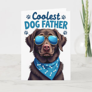 Cooler Hund Vater Ozeanblick Karte