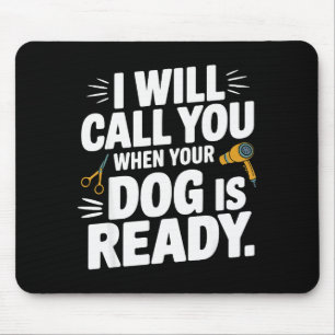 Cooler Hundeschneider Kunst Für Männer Frauen Hund Mousepad