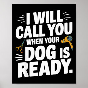 Cooler Hundeschneider Kunst Für Männer Frauen Hund Poster