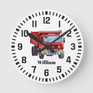 Cooler Individuelle Name Runde Wanduhr