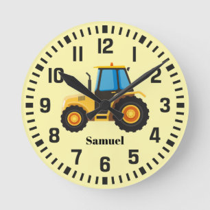 Cooler Individuelle Name Runde Wanduhr