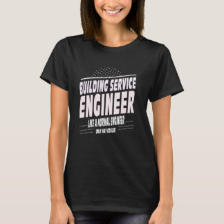 Cooler Ingenieur des Gebäude T-Shirt