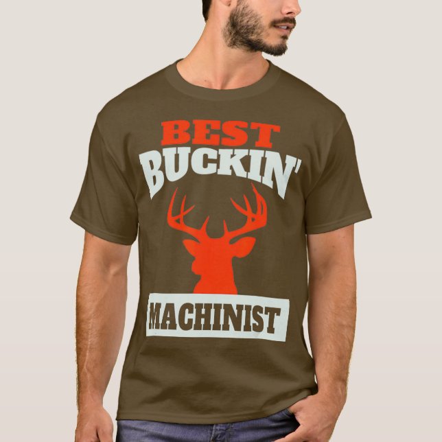 Cooler Jagdmachinist T-Shirt (Vorderseite)