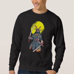 Cooler japanischer Samurai Japan Warrior Sword Fig Sweatshirt