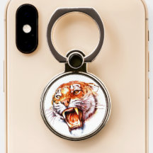 Cooler japanischer Tigerkopf-Tattoo-Cartoon