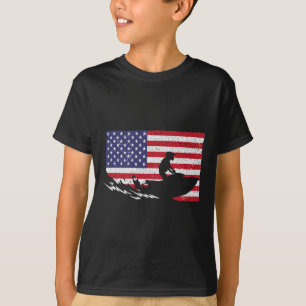 Cooler Jetski für Männer Frauen Skifahrer US-ameri T-Shirt
