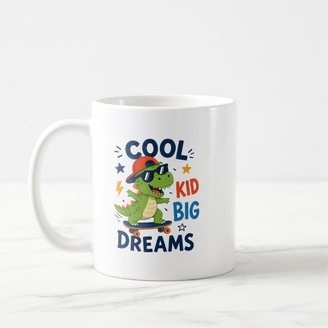 COOLER JUNGE GROßE TRÄUME KAFFEETASSE (Links)