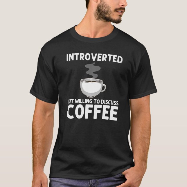 Cooler Kaffee für Damen und Herren Kaffee Barista  T-Shirt (Vorderseite)
