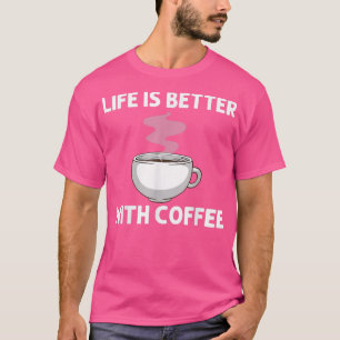 Cooler Kaffee für Damen und Herren Kaffeeliebhaber T-Shirt