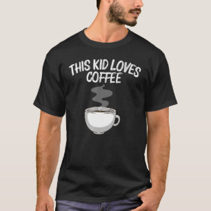 Cooler Kaffee für Kleinkinder Kindercup Kaffee Bar T-Shirt