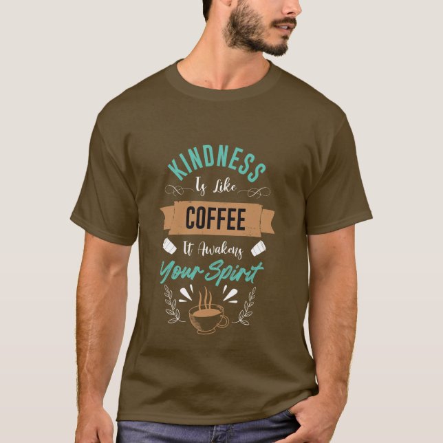 cooler Kaffeemarkt T - Shirt (Vorderseite)