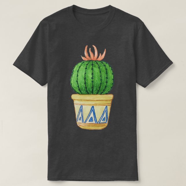 cooler Kaktuspot T-Shirt (Design vorne)