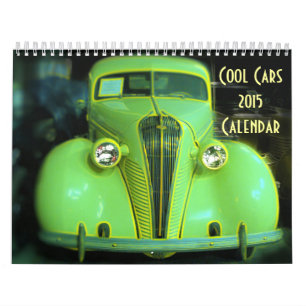 Cooler Kalender der Auto-2015