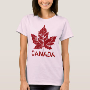 Cooler Kanada T - Shirt Retro-Ahornblätterlilie So