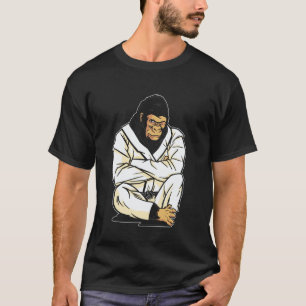 Cooler Karate Gorilla Entspannender Karate-Tier Lu T-Shirt