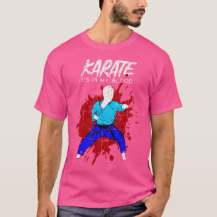 Cooler Karate-Kämpfer Karate ist in meinem Blut T-Shirt