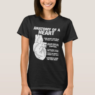 Cooler Kardiologe des anatomischen Herzens T-Shirt
