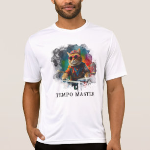 *~* Cooler Kater-Schlagzeuger Percussionist AP9 T-Shirt