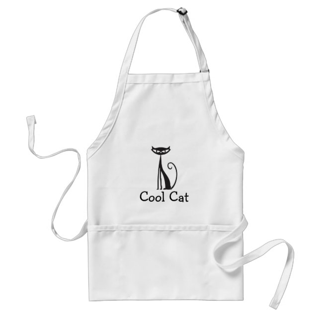 Cooler Katzen-Koch Schürze (Vorne)