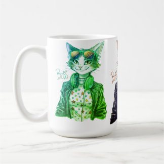 Cooler Katzenboss – Lustiges Katzenliebhaber-Gesch Kaffeetasse