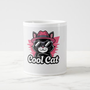 Cooler Katzenselbstbewusstsein Jumbo-Tasse
