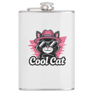 Cooler Katzenswagger Flachmann
