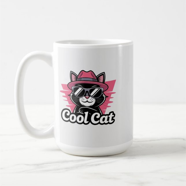 Cooler Katzenswagger Kaffeetasse (Links)