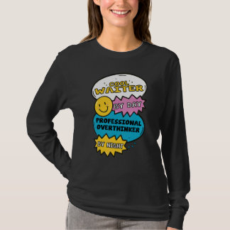 Cooler Kellner bei Tag, professioneller Überdenker T-Shirt