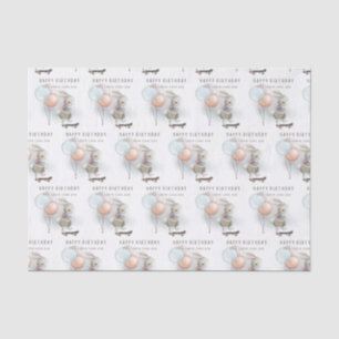 Cooler Kid Bunny auf dem Skateboard Tissue Paper Seidenpapier