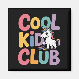 Cooler Kinderclub Einhorn Zurück in die Schule Cra Magnet